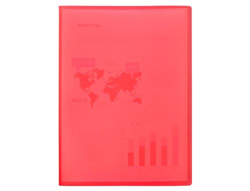 Capa catalogo liderpapel 10 bolsas polipropileno din a4 vermelho , Liderpapel , 52105 , 4710581474805